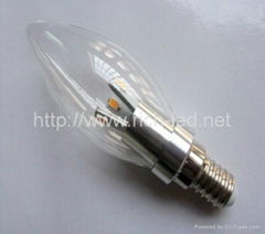 led Chandelier light bulb 3W smd5630 series