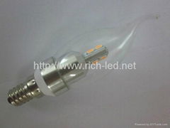 led Candle light lamp / chandelier bulb 