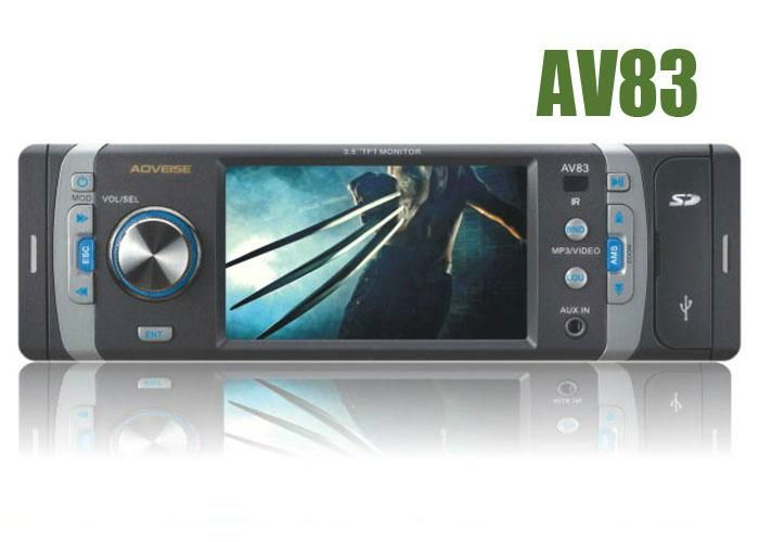 Aoveise AV83 Electronic Tuning MP3  MP4  MP5 with Remote Control Car MP3