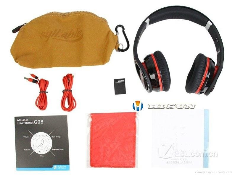 Wireless Headset Bluetooth Headphone Syllable G08 Noise Reduction Cancellation  5