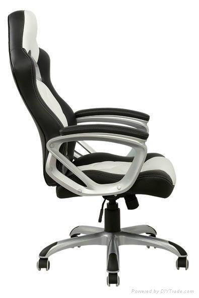 High back luxury swivel and lift racer chair 3
