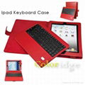  Ipad Bluetooth Keyboard Case(Red) 1