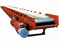 Inclined belt conveyor