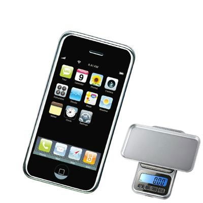 2012 Best Selling Iphone Style Digital Pocket Scale 100g/0.01g