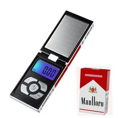 650g/0.1g Cigarette Case Style Night Club Popular Digital Pocket Powder Scale 3