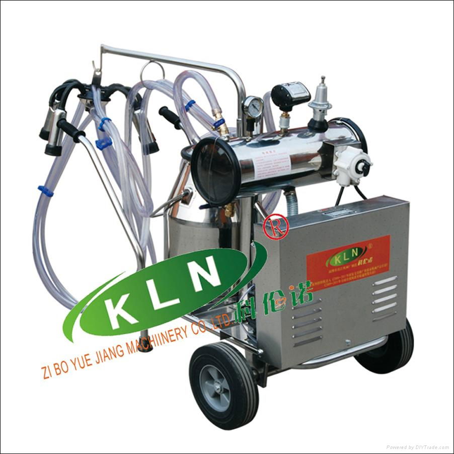 single bucket rotary vane vacuum pump milking machine 9J003 KLN