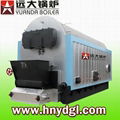 Industrial coal wood fired chain grate steam boiler