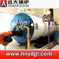 Industrial diesel oil fired steam boiler