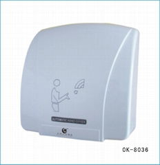 abs plastic hand dryer 220V sensor