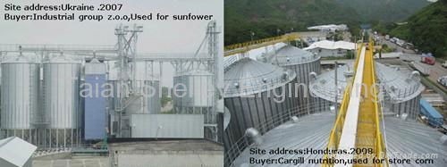 silo for storing sunflower
