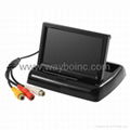 4.3 inch car reverse monitor folded