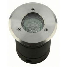 round stainless steel ground light