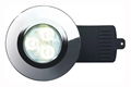 Dimmable Fire Rated Chrome IP65 LED Downlight