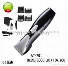 AT-701   professional rechargeable hair cutting clippers  