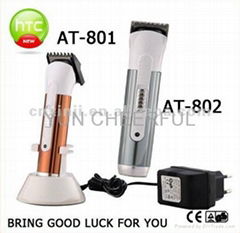 AT-801 AT-802 HTC Rechargeable hair trimmer machine 