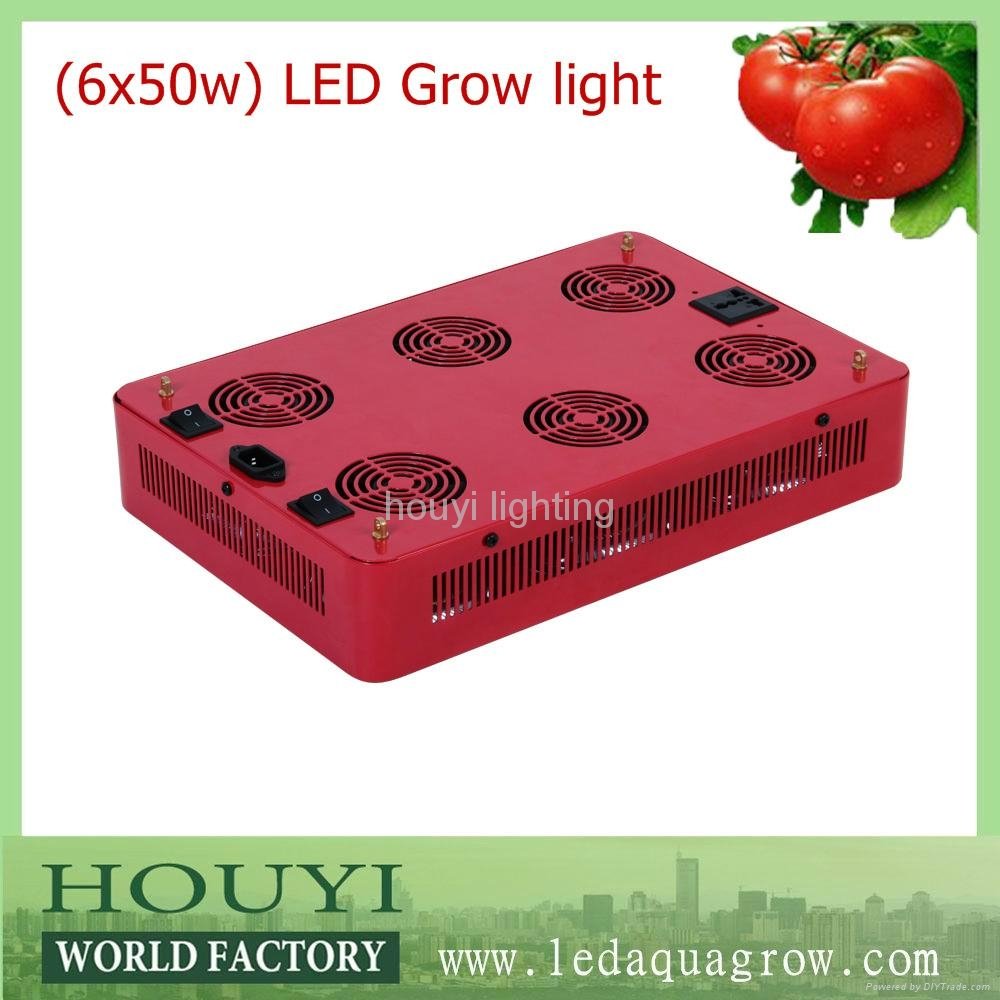 look for dealer 300w 85-265v red&blue iron hydro plant grow light panel 4