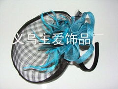 sinamay feather fascinator SFD2425