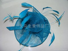 sinamay feather fascinator SFC1339