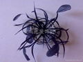 sinamay feather fascinator SFC1147 1