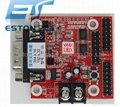 Cheap price led control card for p10 single red  1