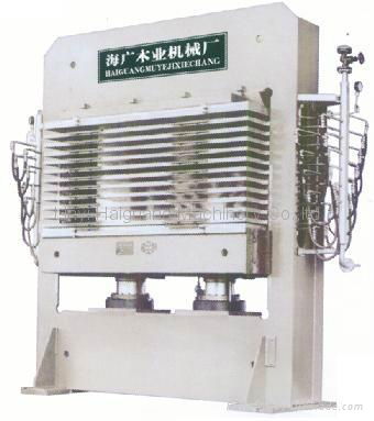 13layers rapid facing hot press machine  2