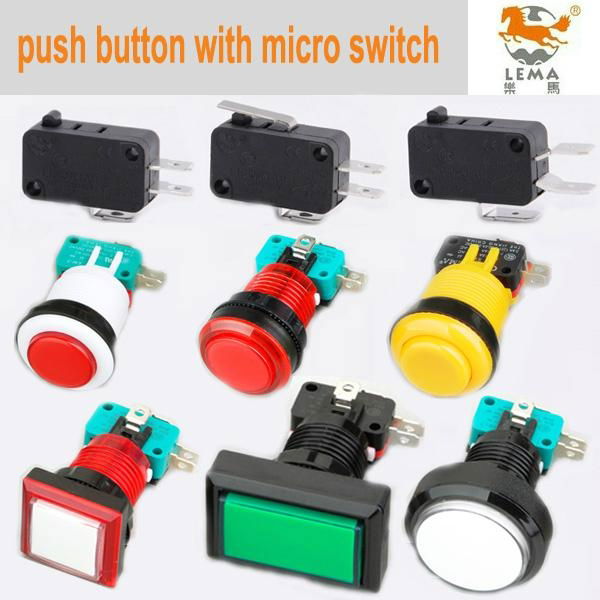 PBS-001 PBS-002 China manufacturer LEMA micro switch push button switch