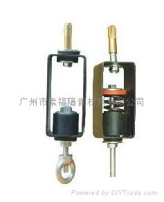 Ceiling suspension shock absorber