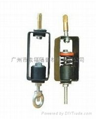 Ceiling suspension shock absorber