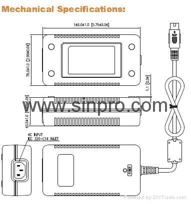 80W Desktop type switching power supplies for I.T.E.  2