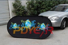 Advertising pop up banner