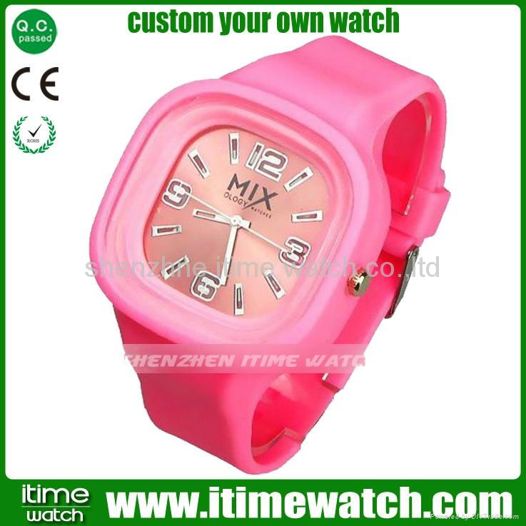 fashion luxury silicone led watch 4