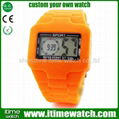 2012 new design silicon digital watch