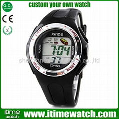 rubber band multifunction sports digital watch