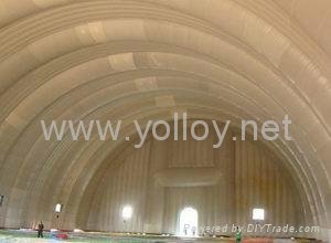 Outdoor membrane structures Inflatable building tent 3