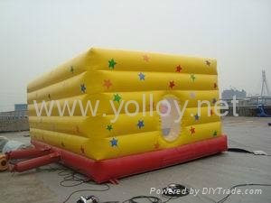 Panda inflatable jump castle bouncy game with sponge bob rentals 2