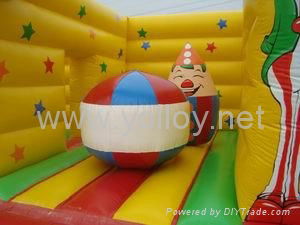 Panda inflatable jump castle bouncy game with sponge bob rentals 5