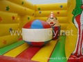 Panda inflatable jump castle bouncy game with sponge bob rentals 5