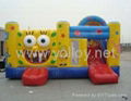 sponge bob houses bouncy castle