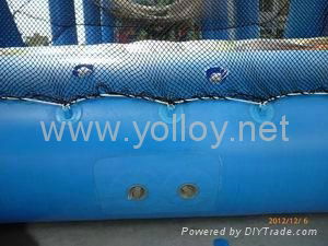 Inflatable zip line for zip lining adventures rental business 5