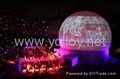 outdoor inflatable white portable projection dome