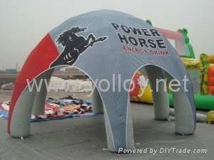 Inflatable spider dome tent for advertising during festivals 3