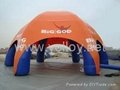 Inflatable spider dome with 6 air columns for promotion event