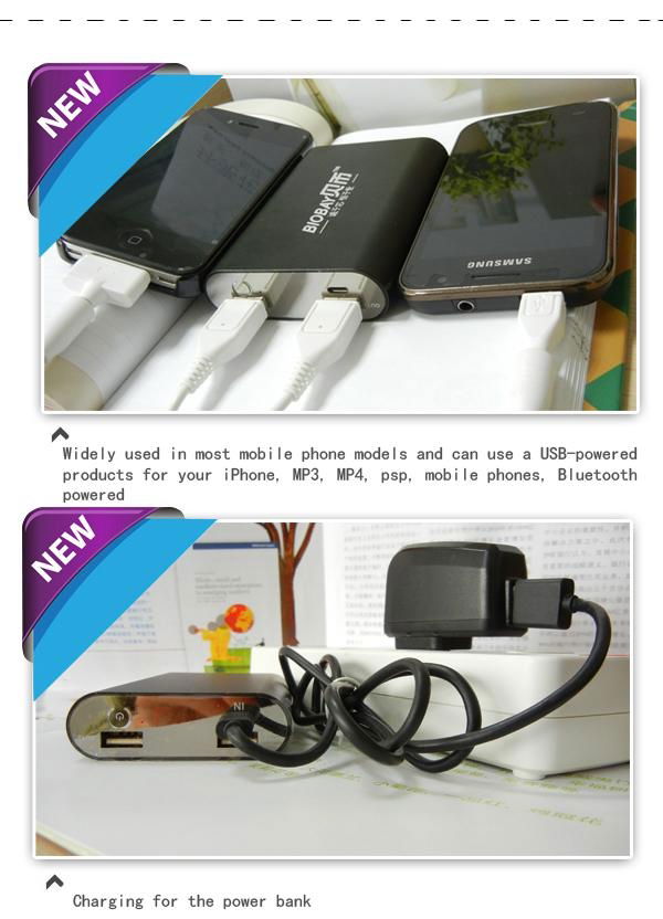 BIOBAY power bank dual USB output 5