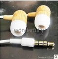 Apple bamboo earphone 1