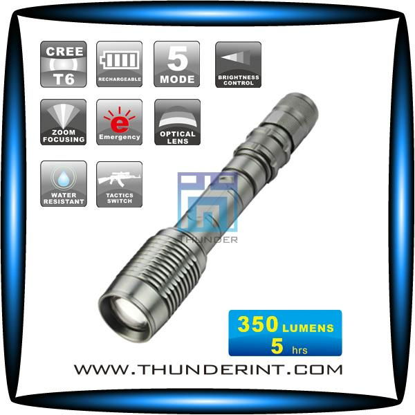 Cree Xm-l t6 2*18650 zoom led flashlight