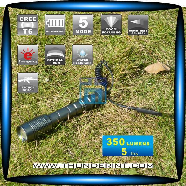 Cree Xm-l t6 2*18650 zoom led flashlight 2