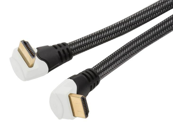 90 degree rotatable HDMI cable with ethernet 3D 2