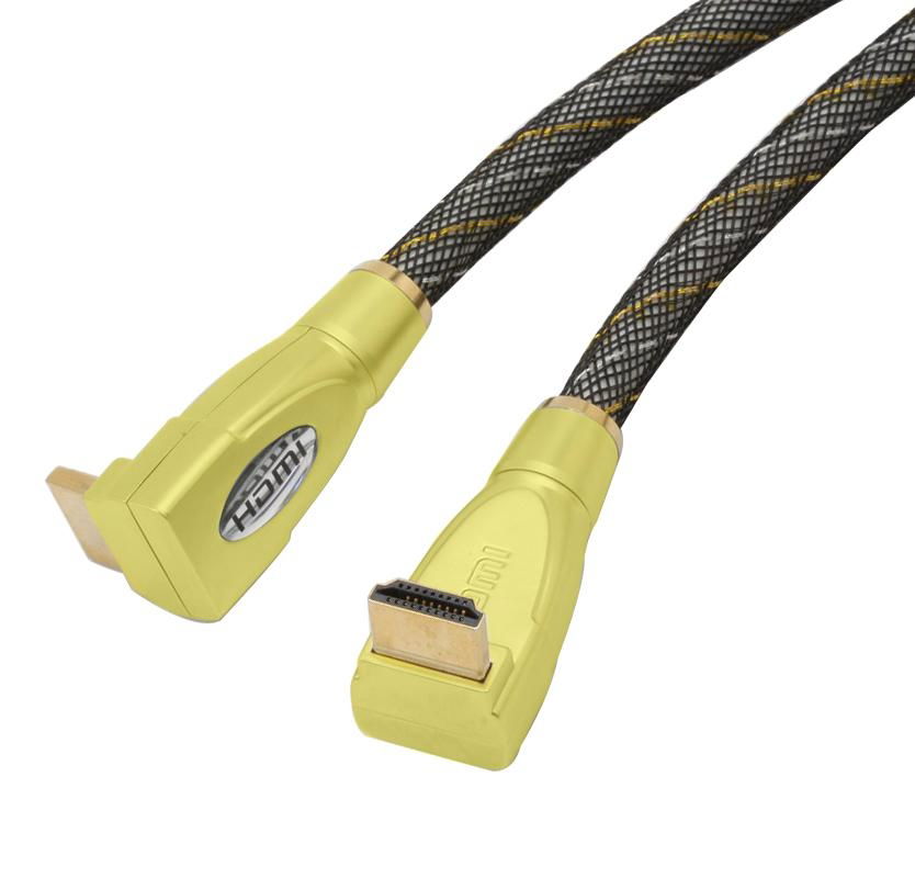 90 degree rotatable HDMI cable with ethernet 3D 4