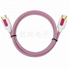 New design HDMI cable pink color for PS3/HDTV