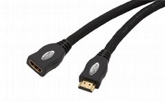 Great speed male to female HDMI cable